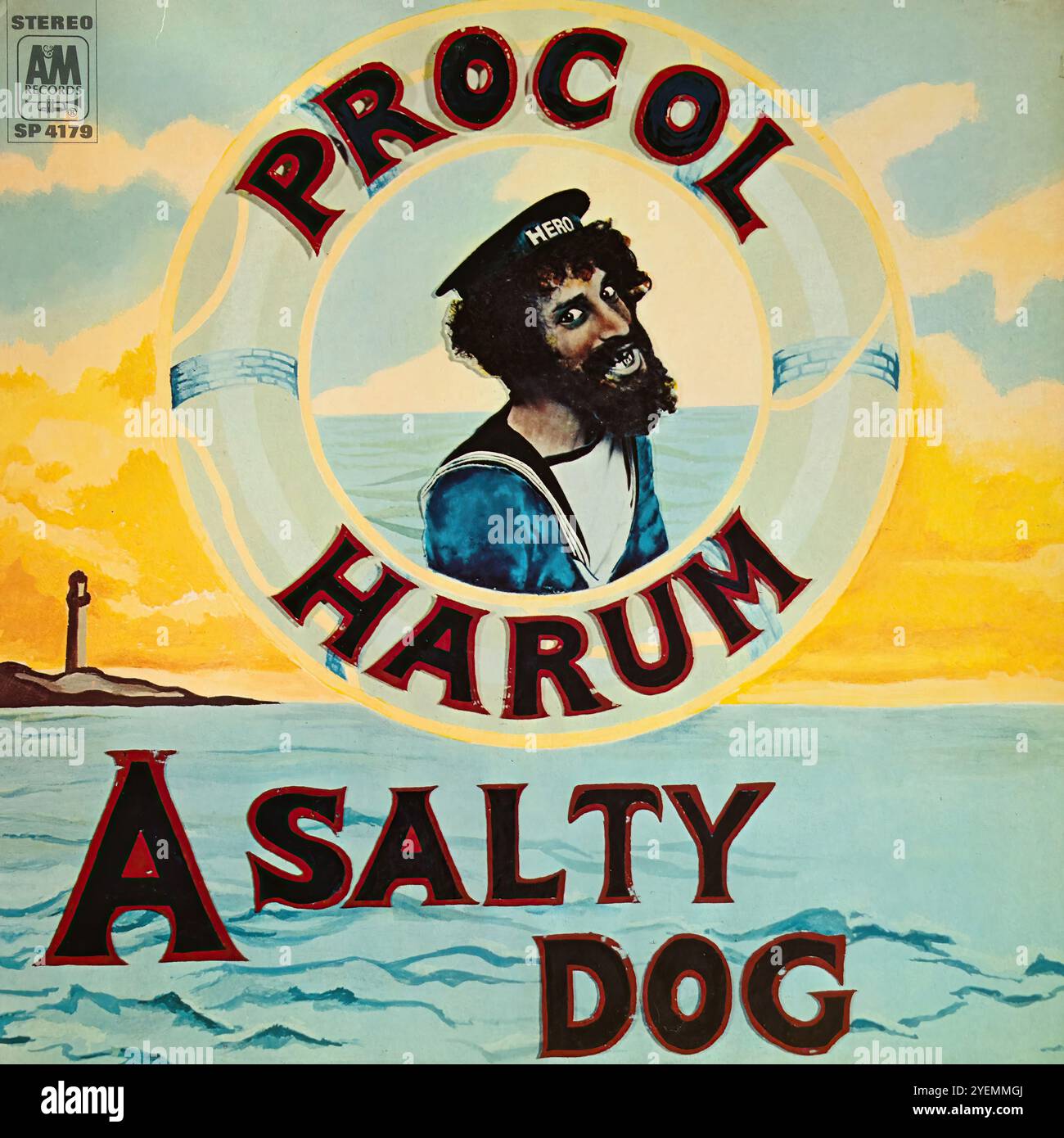 Procol Harum - A Salty Dog - vinyl album cover - 1969 Stock Photo
