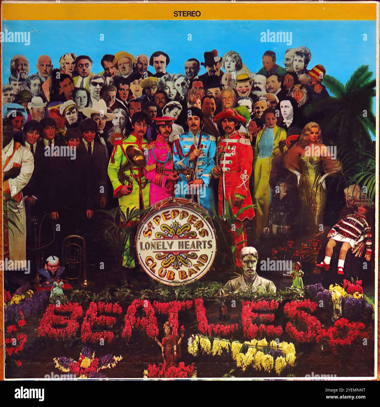 Magnete Frigorifero Ufficiale The Beatles Love - Motivo Sgt. Pepper, 7x7 Cm, Oggetto Da Collezione