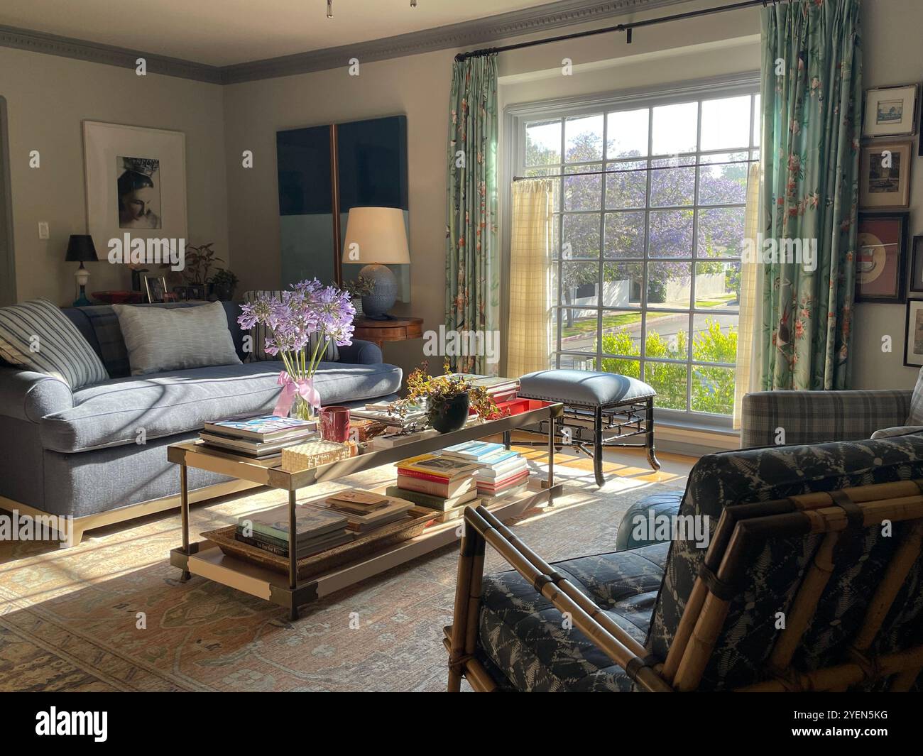 seating area in living room - Smartphone Captured Stock Image