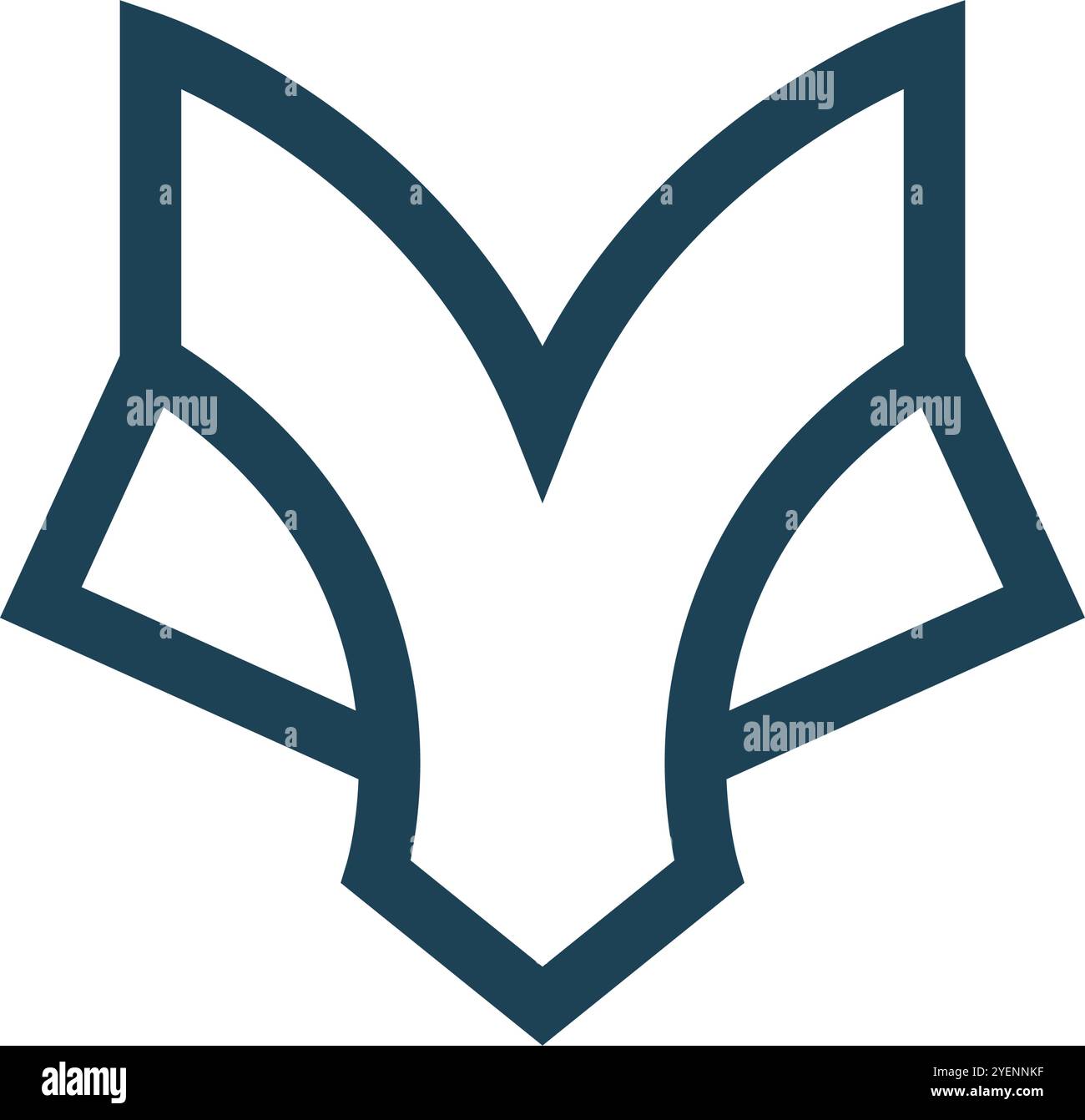 Wolf icon logo design template Stock Vector