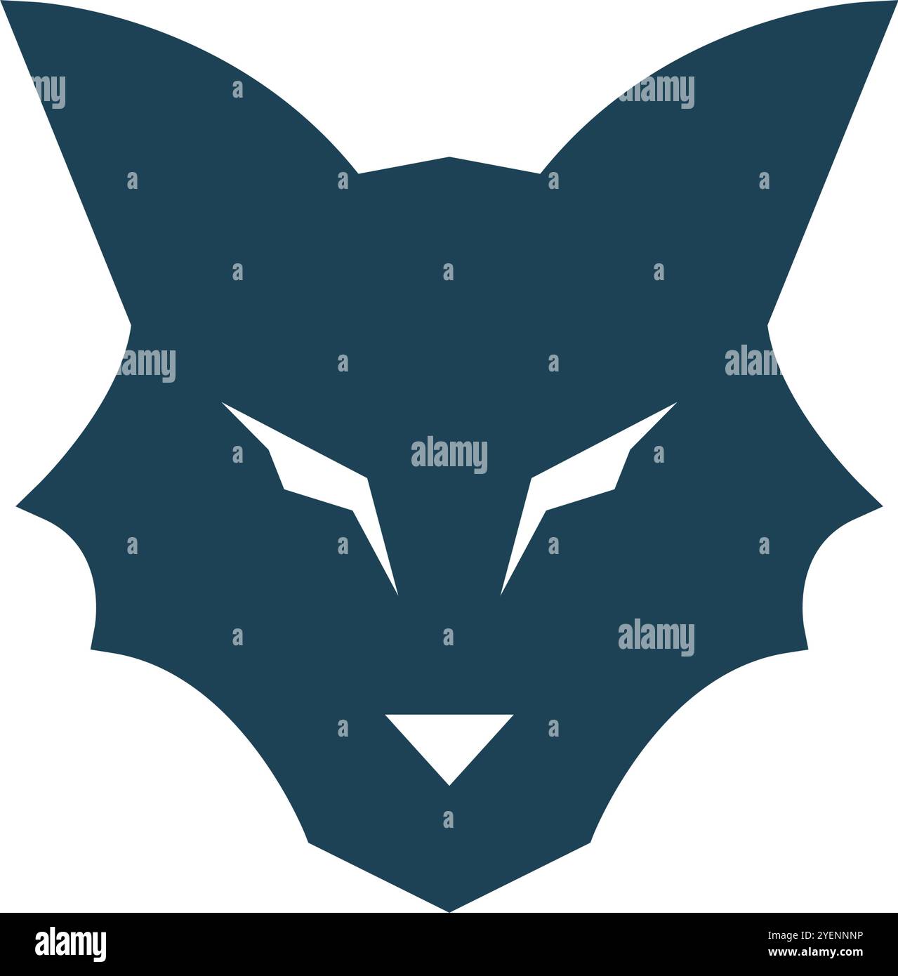 Wolf icon logo design template Stock Vector