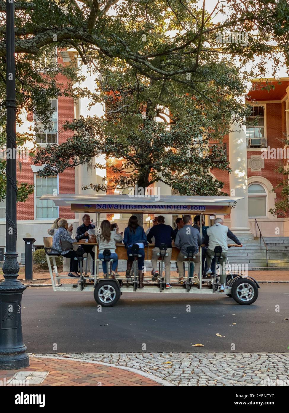 Savannah Slow Ride Bicycle Bar, Savannah, USA - Smartphone Captured Stock Image