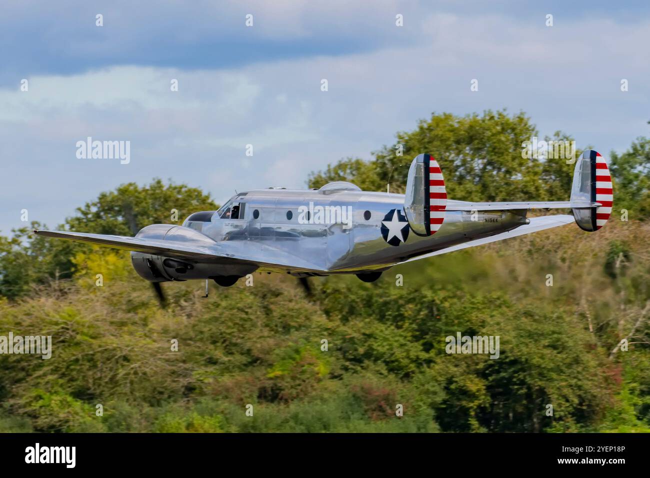 AT-11 Kansan at Air Legend Air Show 2024 in Melun, France Stock Photo ...