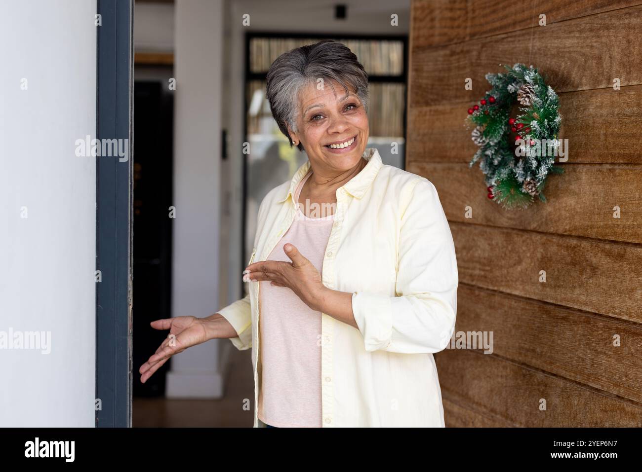 Holiday with multiracial guests hi-res stock photography and images - Alamy