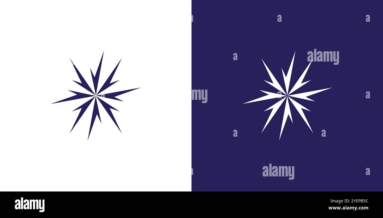 Modern and unique Shine logo design Stock Vector