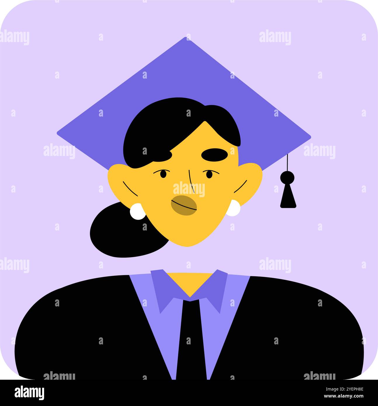 Graduation robes cap Cut Out Stock Images & Pictures - Alamy