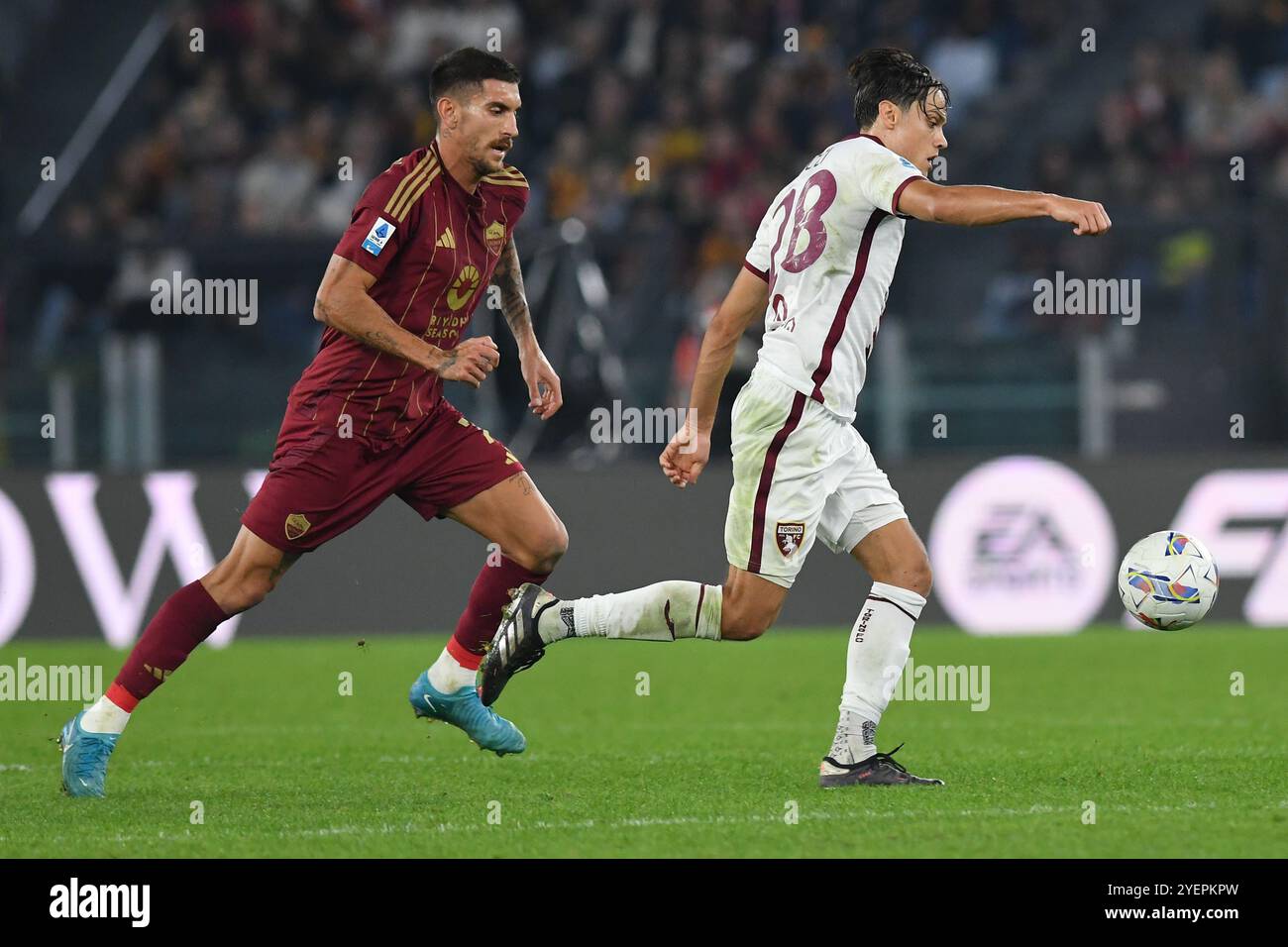 a.s. roma vs torino f.c. lineups
