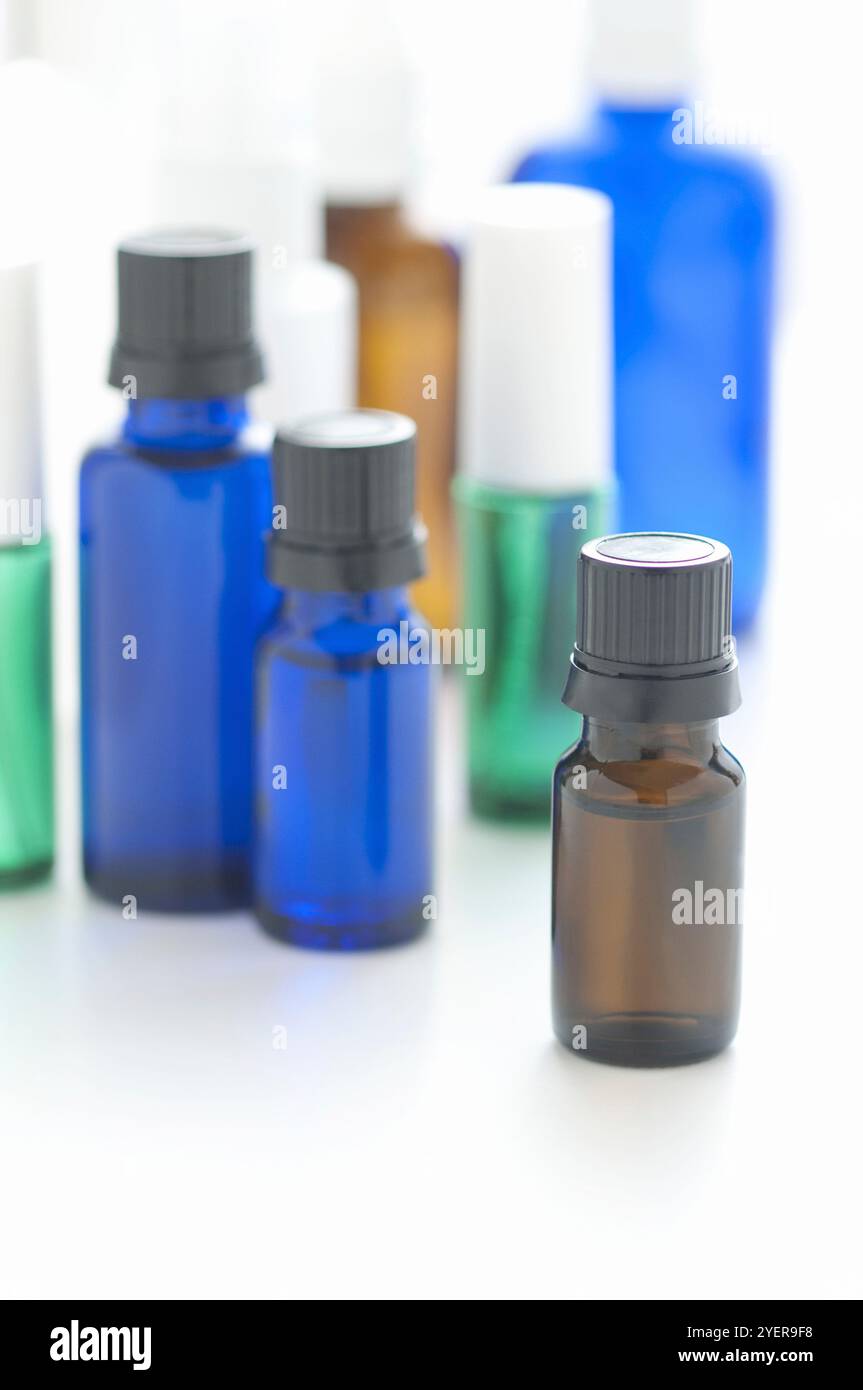 Cosmetics containers Stock Photo