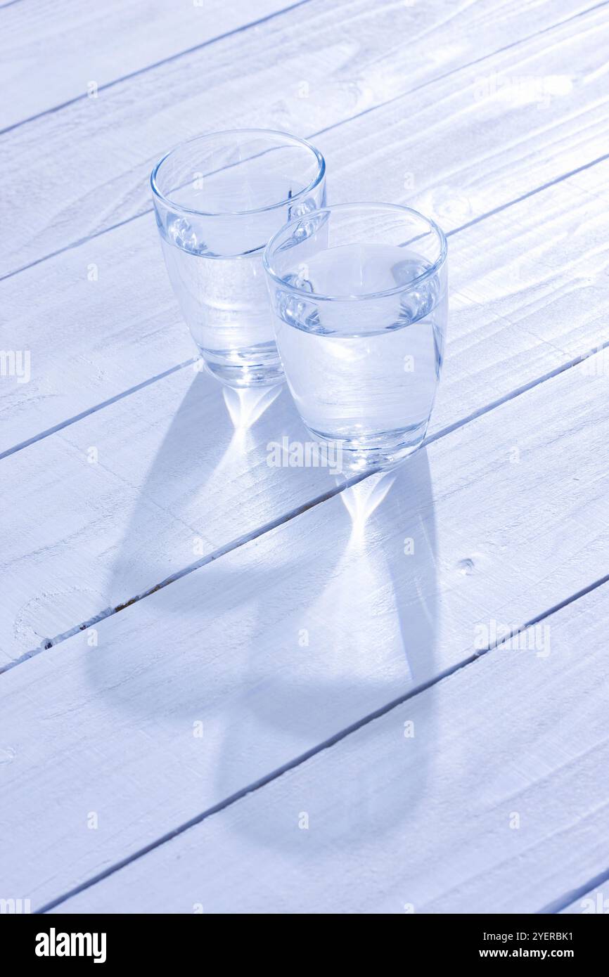 Glass of water Stock Photo