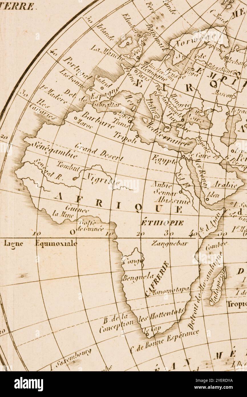 Continent maps hi-res stock photography and images - Alamy