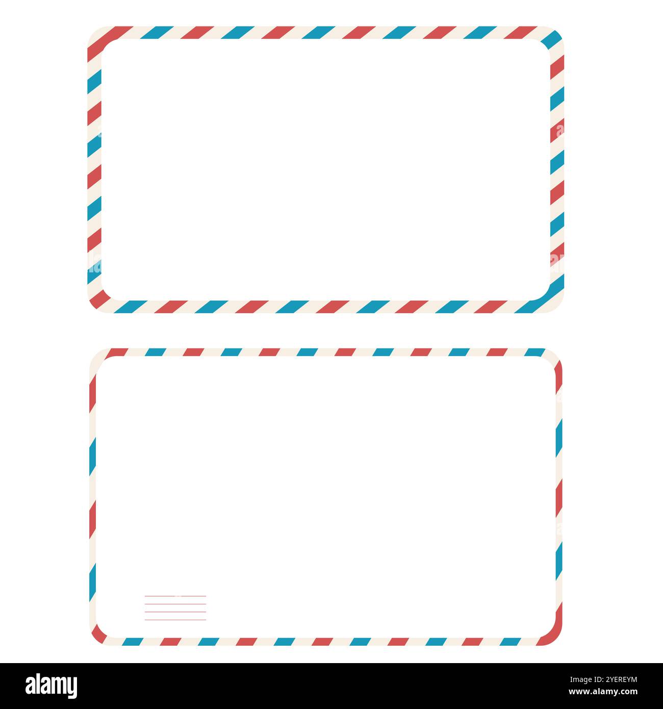 Back of red post box Stock Vector Images - Alamy