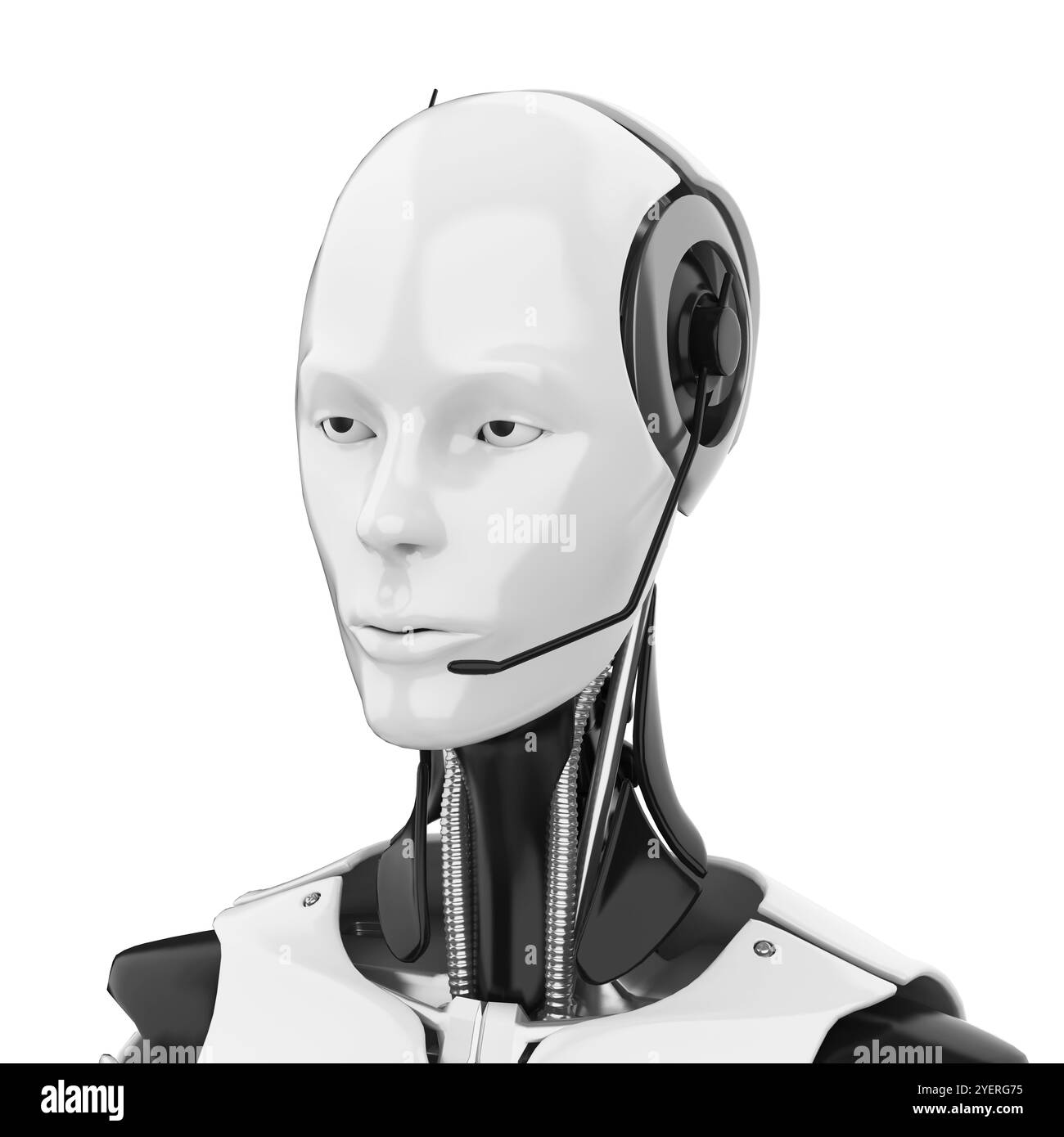 Human Robot Isolated Stock Photo - Alamy