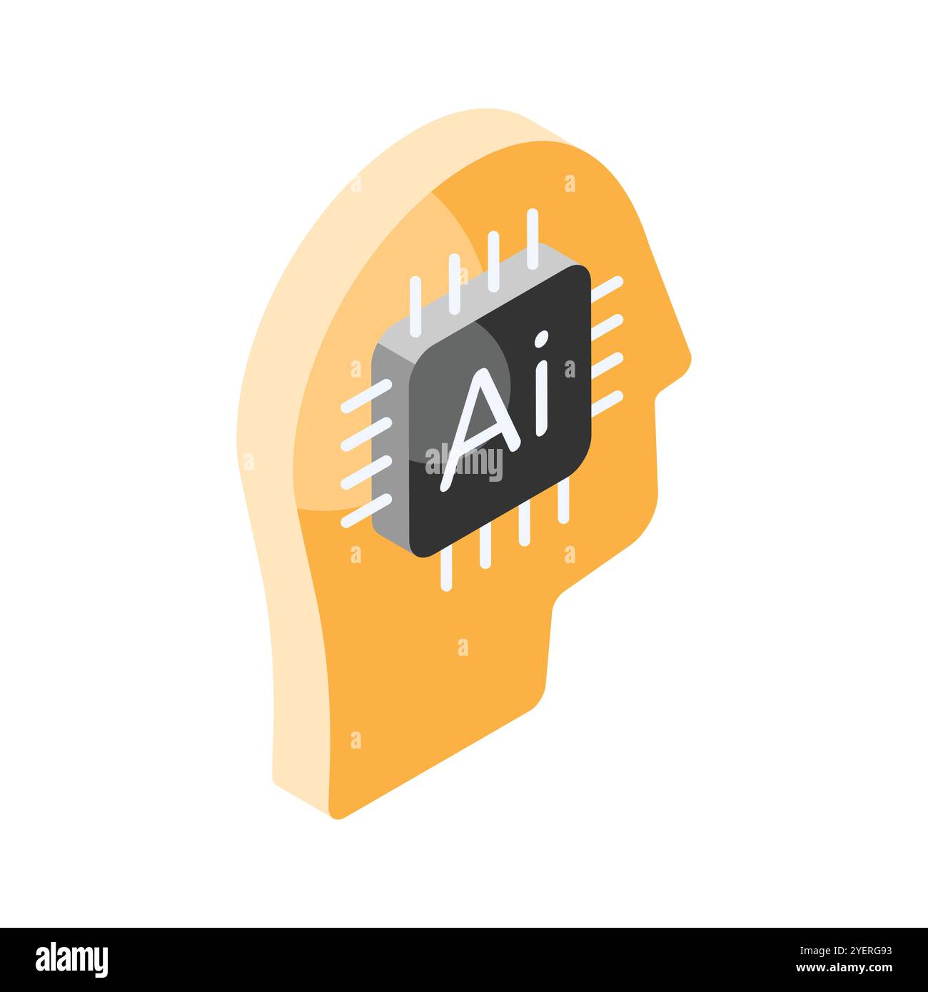 Brain chip Stock Vector Images - Alamy