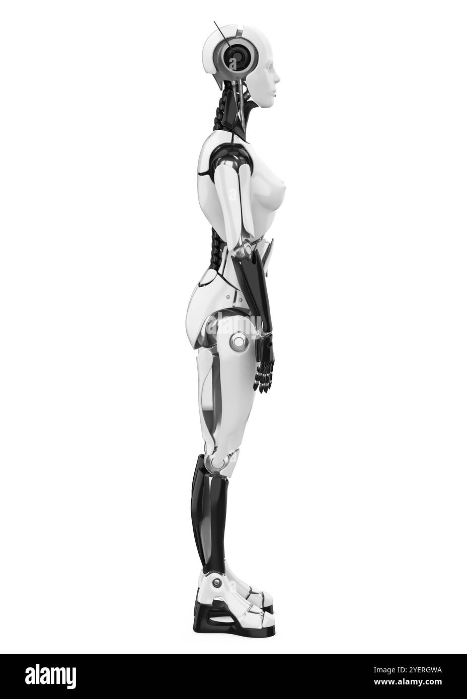 Human Robot Isolated Stock Photo