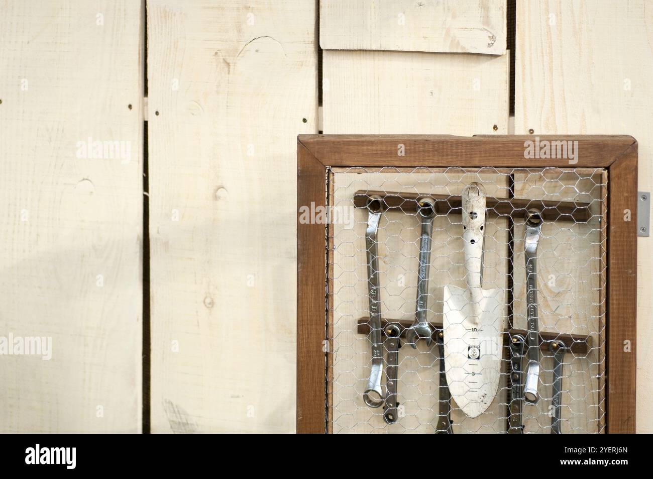 Garage wall Stock Photo