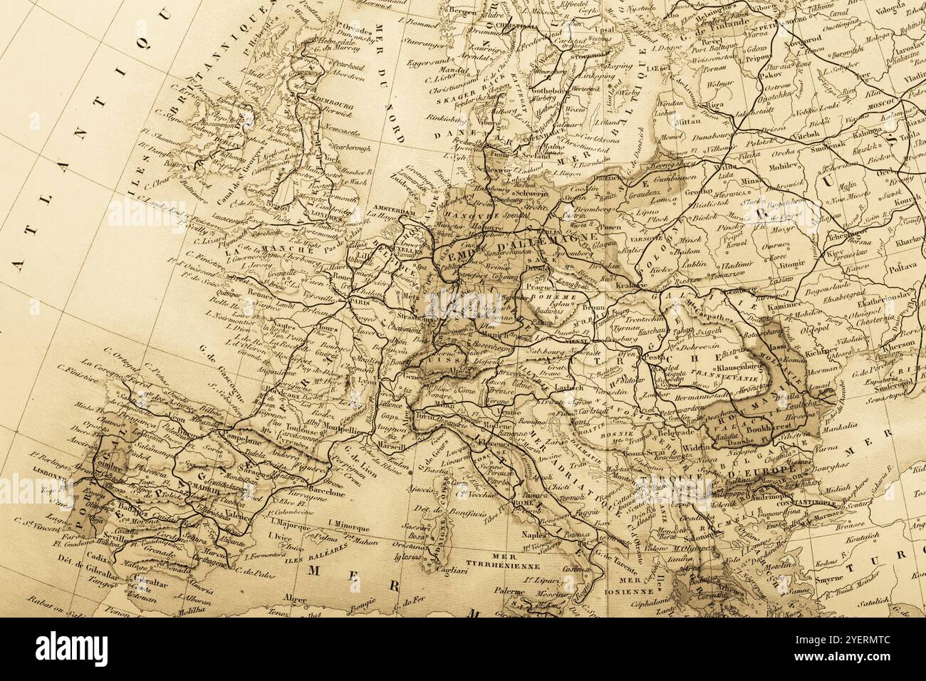 Ancient european map hi-res stock photography and images - Alamy