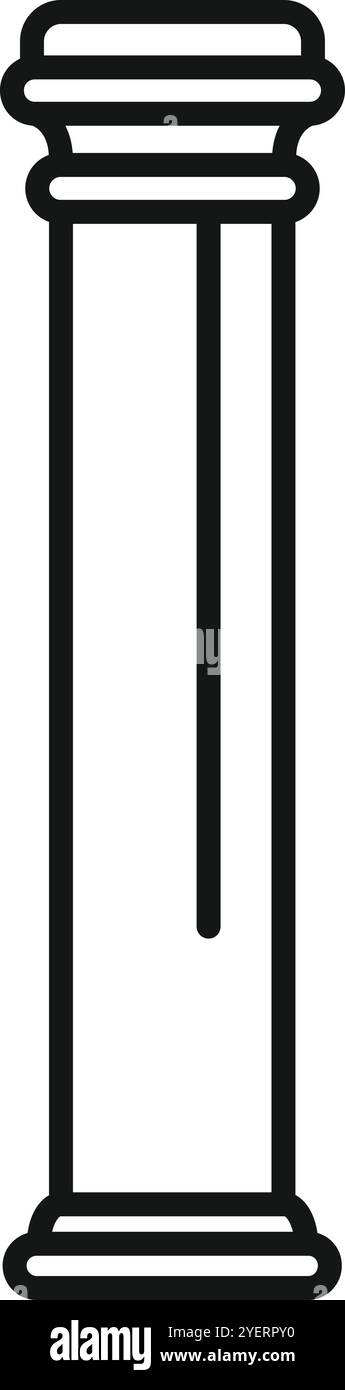 Architectural column standing tall, showcasing classical design and ...