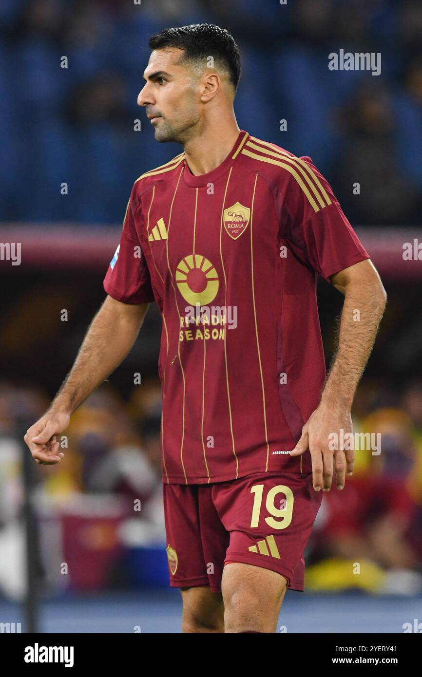 Rome, Italy. 31st Oct, 2024. Zeki Celik of AS Roma seen during the ...