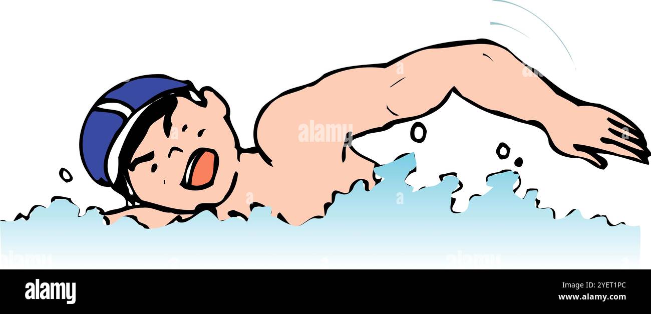 Crawl swimming hi-res stock photography and images - Alamy