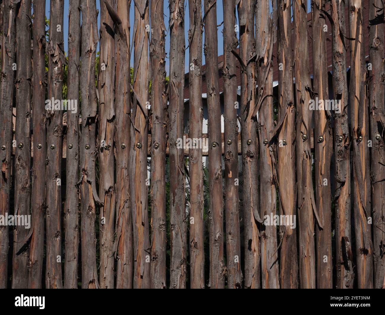 Wooden stick fence hi-res stock photography and images - Alamy
