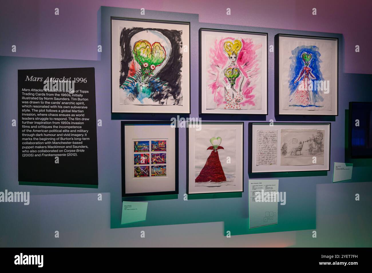 London, UK, 23rd October 2024, The World of Tim Burton opens at the ...