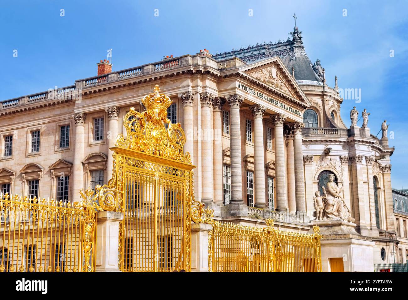 Versailles Castle. Famous Royal Chapel . Paris Stock Photo - Alamy