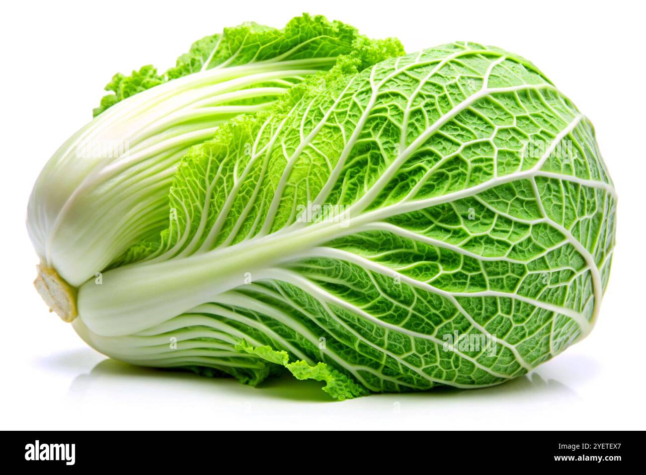 Green Chinese Cabbage, isolated on White background Stock Photo - Alamy