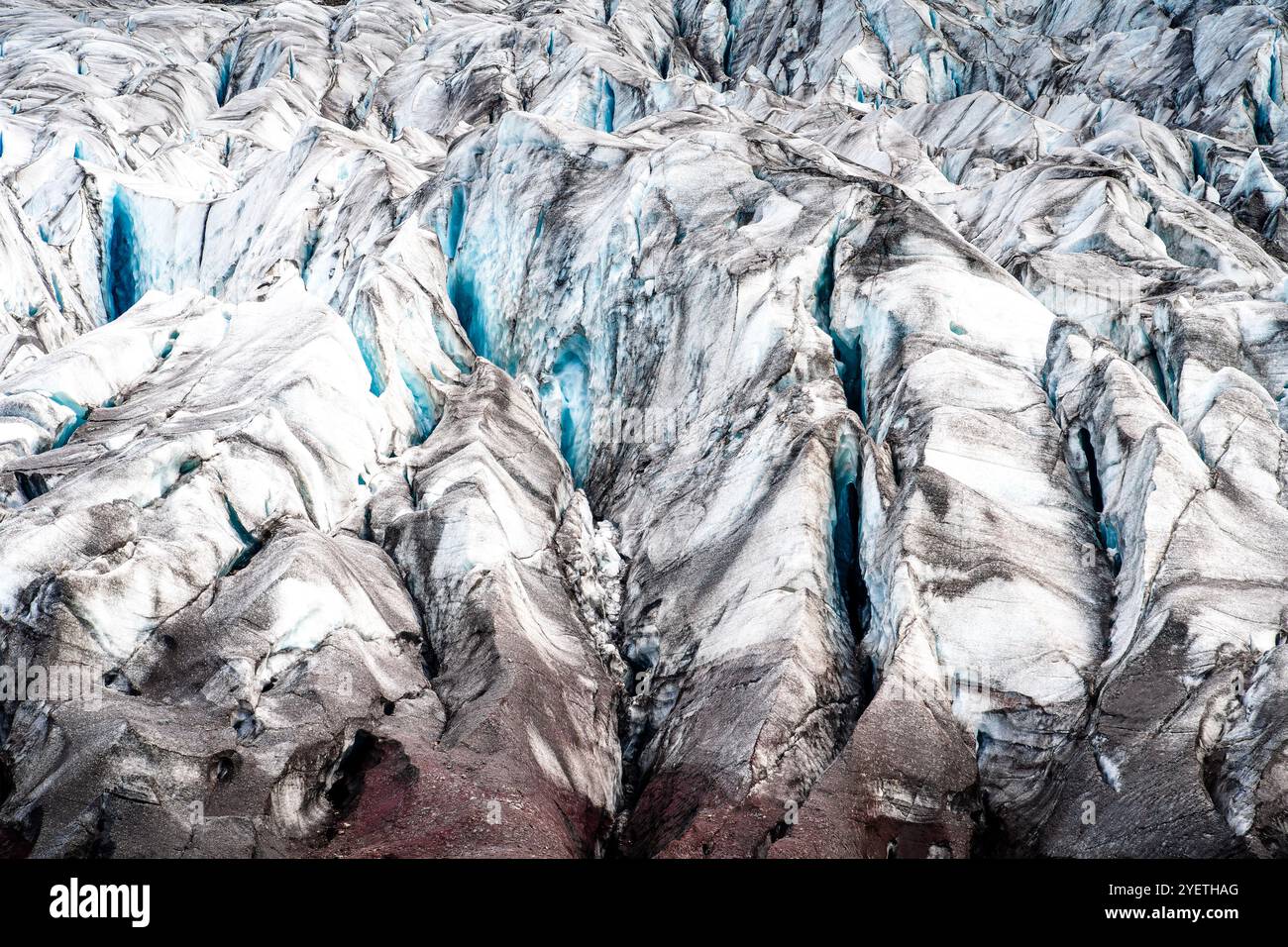 Aerial view skaftafell glacier hi-res stock photography and images - Alamy