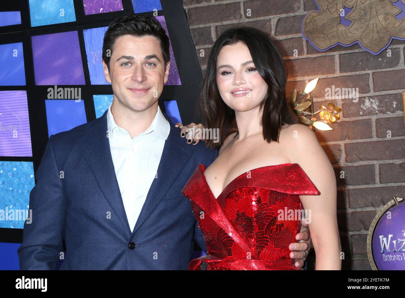 LOS ANGELES - OCT 28: David Henrie, Selena Gomez at the Wizards Beyond ...