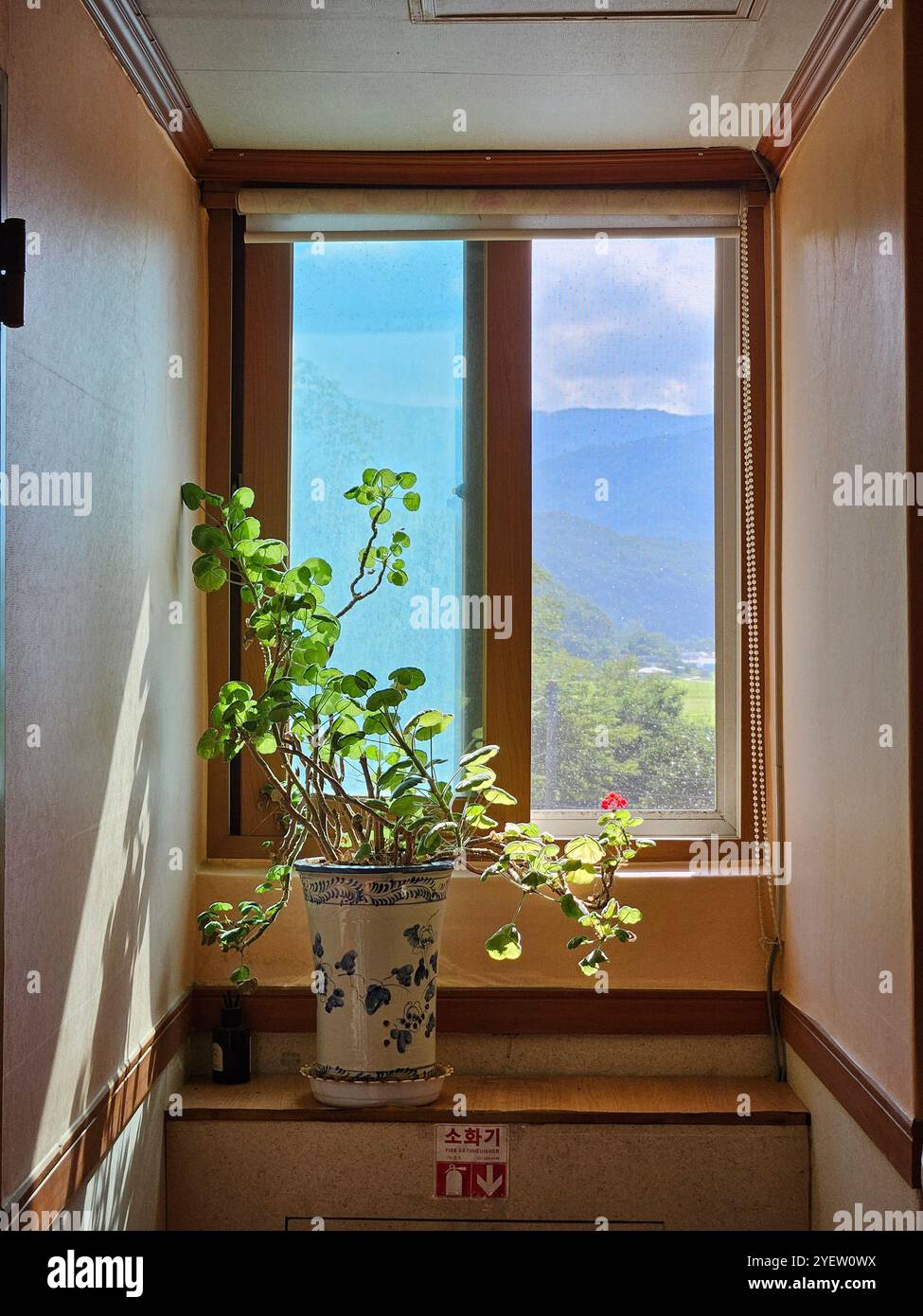 a bright corridor - Smartphone Captured Stock Image