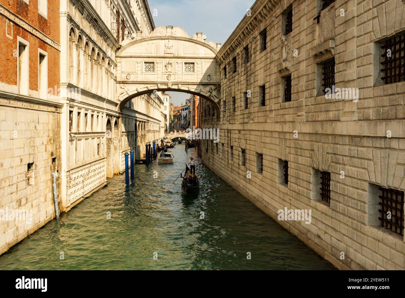 Venice, Vento – IT – Oct 13, 2024 The Bridge of Sighs in Venice, an ...