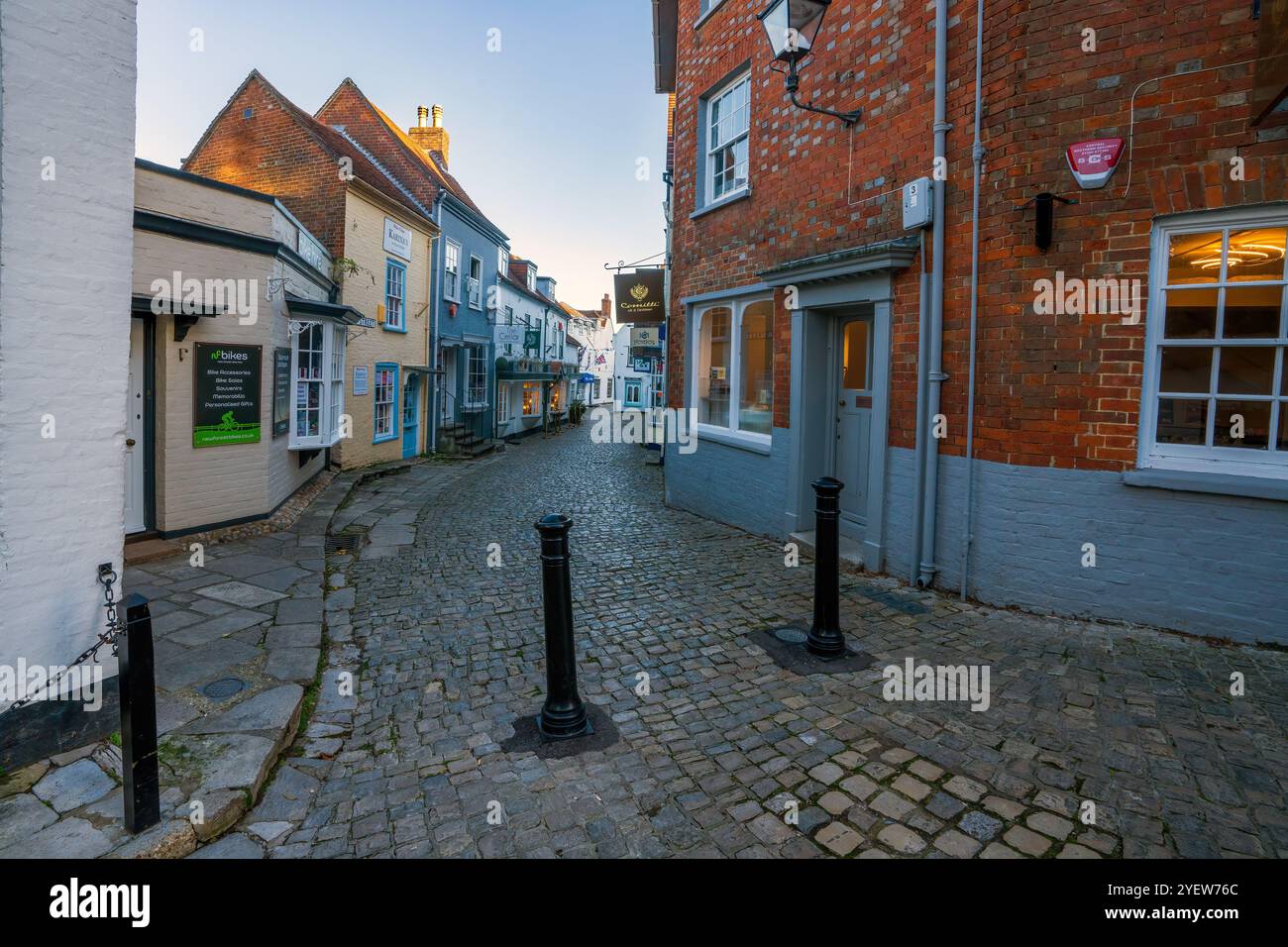 Quay Street, Lymington, Hampshire, England UK Stock Photo