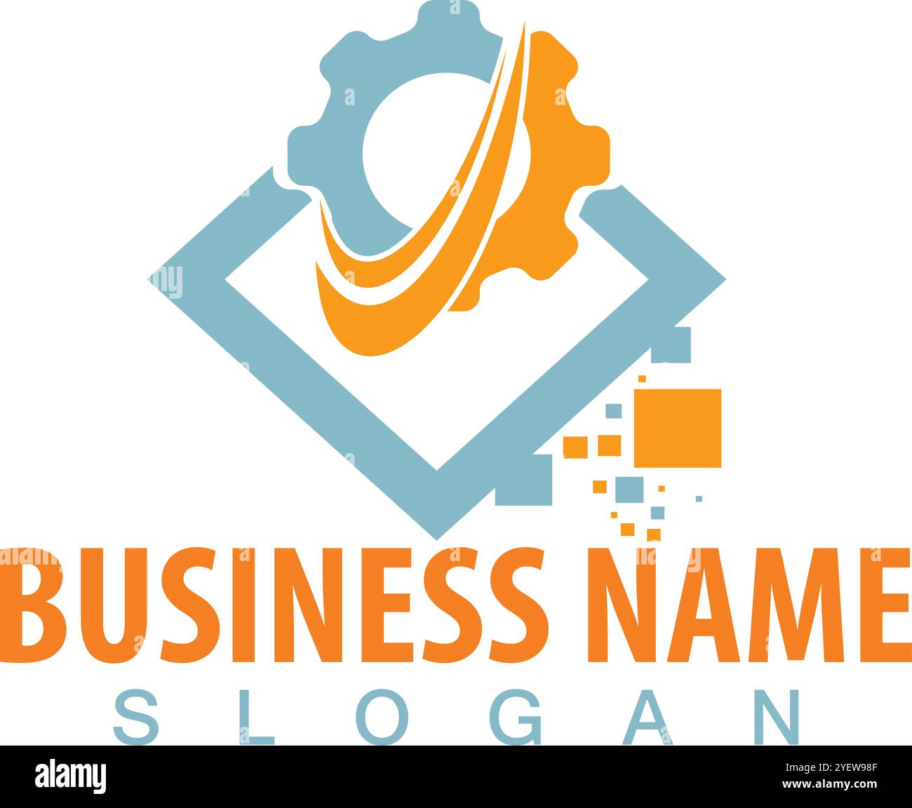new business logo design high quality Stock Vector