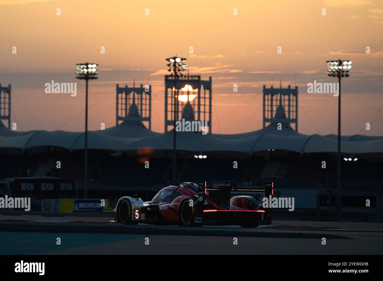 Sakhir, Bahrain. 1st Nov 2024. Porsche Penske Motorsport No.5 Hypercar - Porsche 963, Matt Campbell (AUS), Michael Christensen (DNK), Frédéric Makowiecki (FRA) during Qualifications. Ahmad Al Shehab/Alamy Live News. Stock Photo