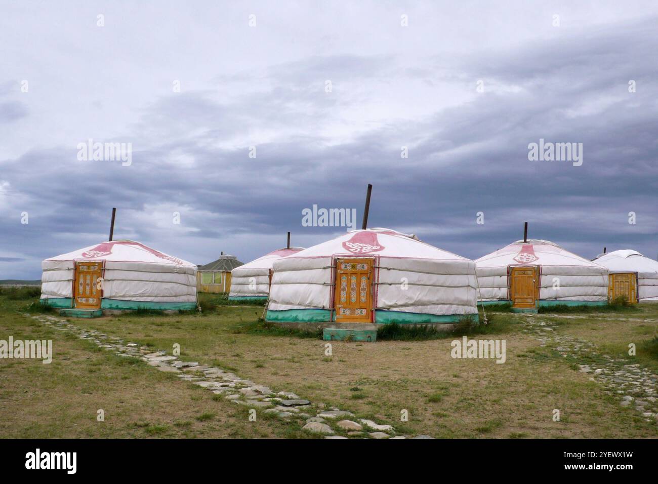 Mongolia village hi-res stock photography and images - Alamy