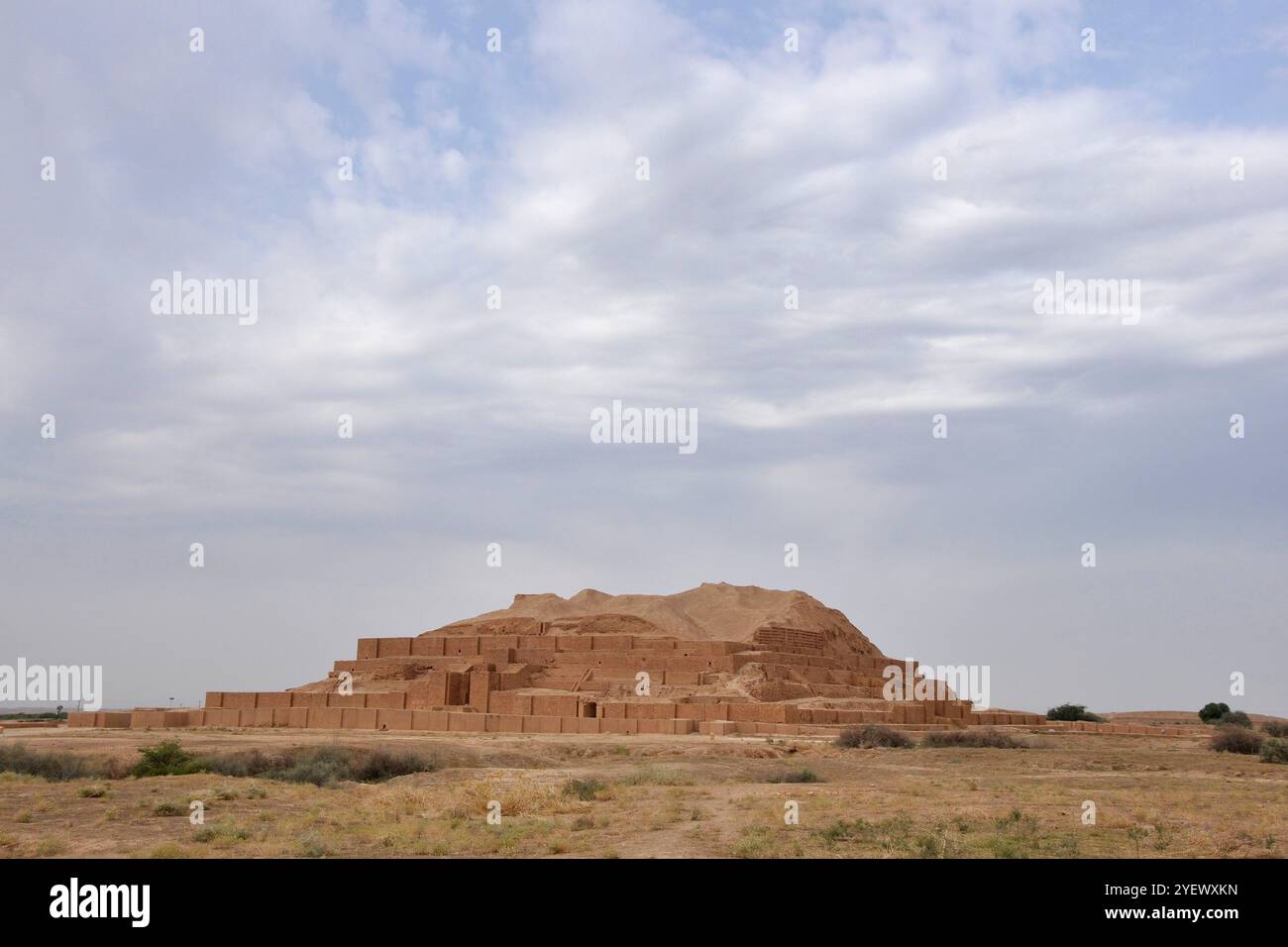 Iran. Khuzestan Region. Ahwaz. Choga Zanbil Zigurrat Stock Photo