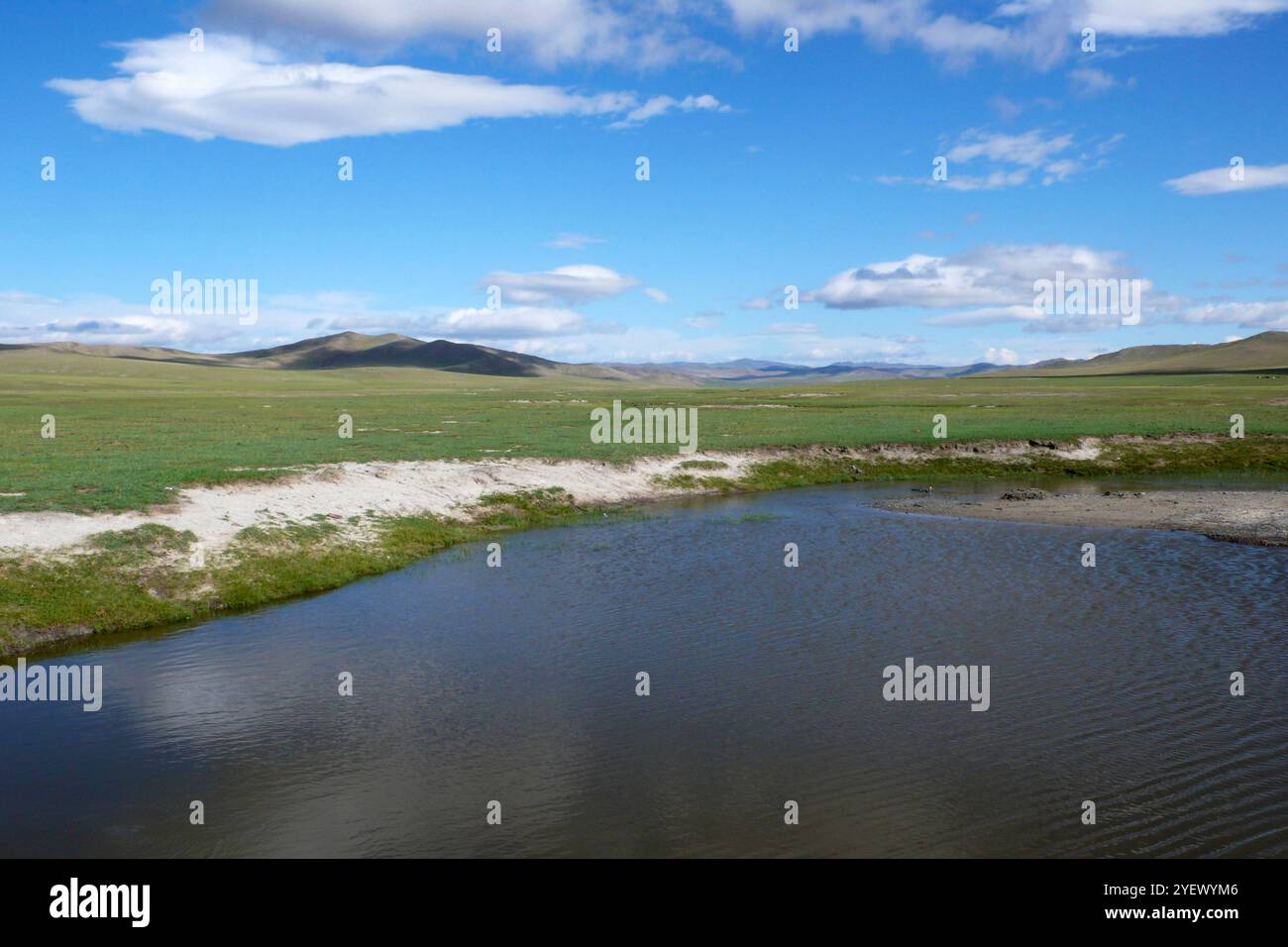 Mongolian Steppe. Mongolia Stock Photo - Alamy