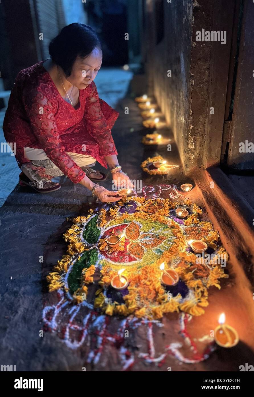 Rangoli 1 hi-res stock photography and images - Alamy