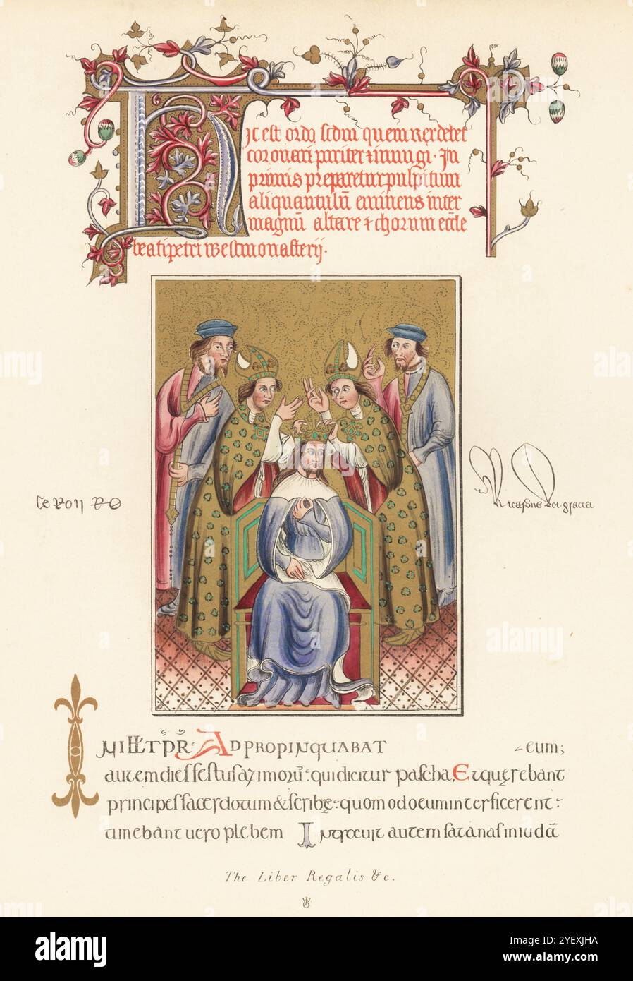 Coronation book of rheims hi-res stock photography and images - Alamy
