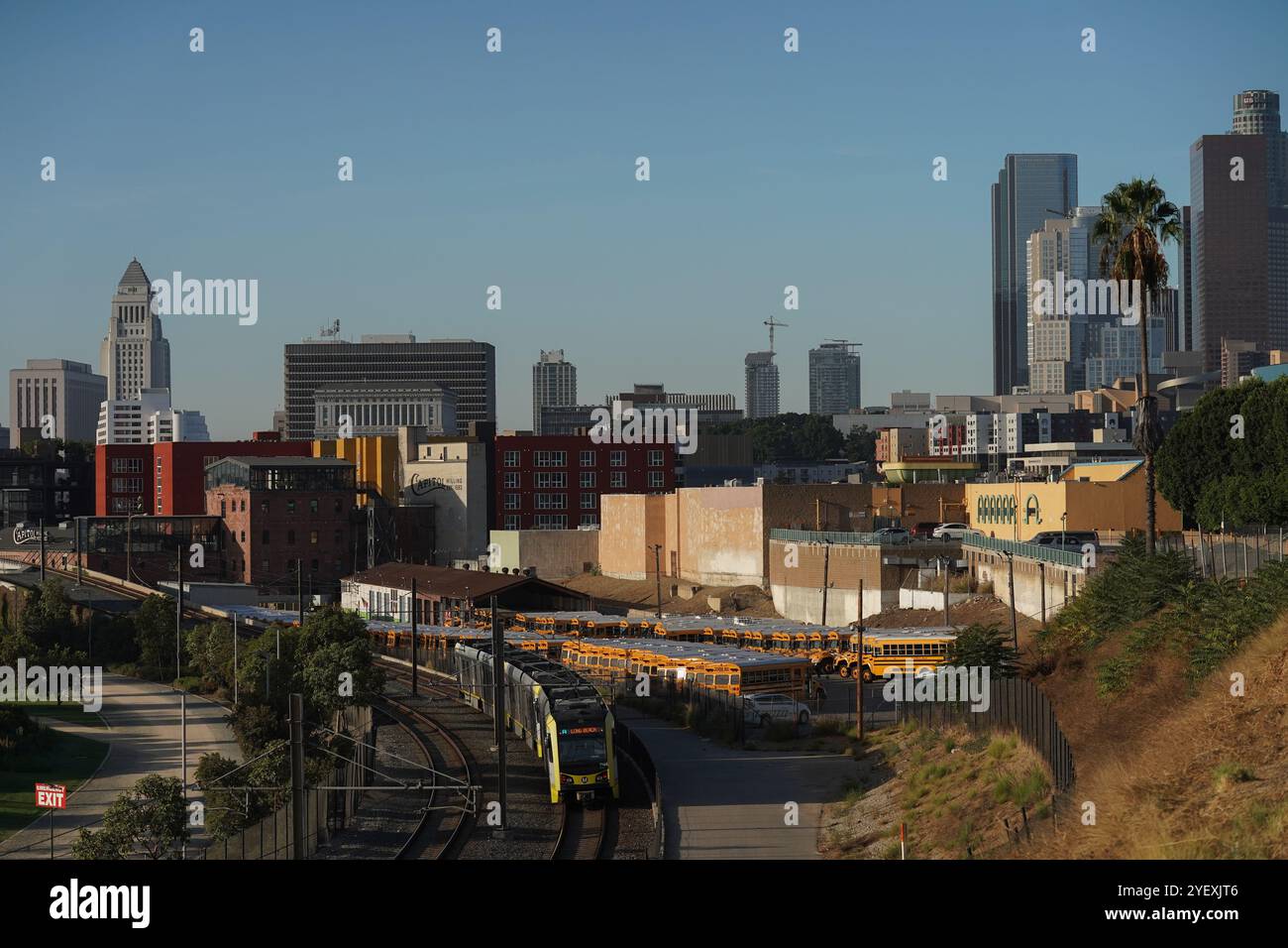 Photo inspiration: Visual Reference: Downtown Of Los Angeles California In The Early Morning Stock