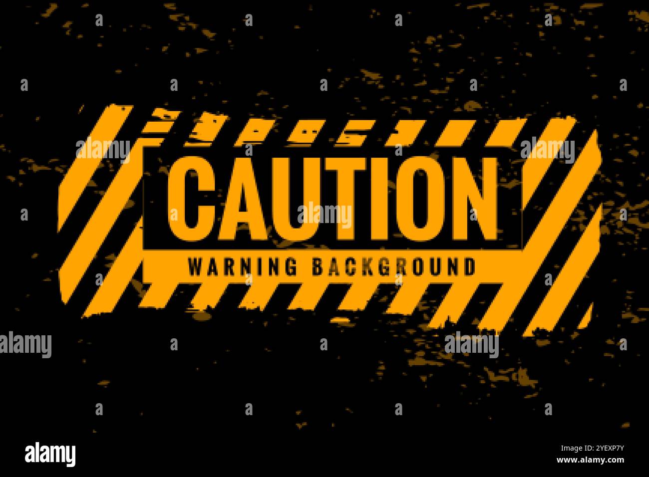 caution warning background with yellow and black stripes Stock Vector ...