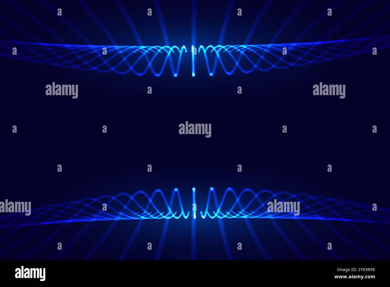 digital technology flowing particles mesh background design Stock ...