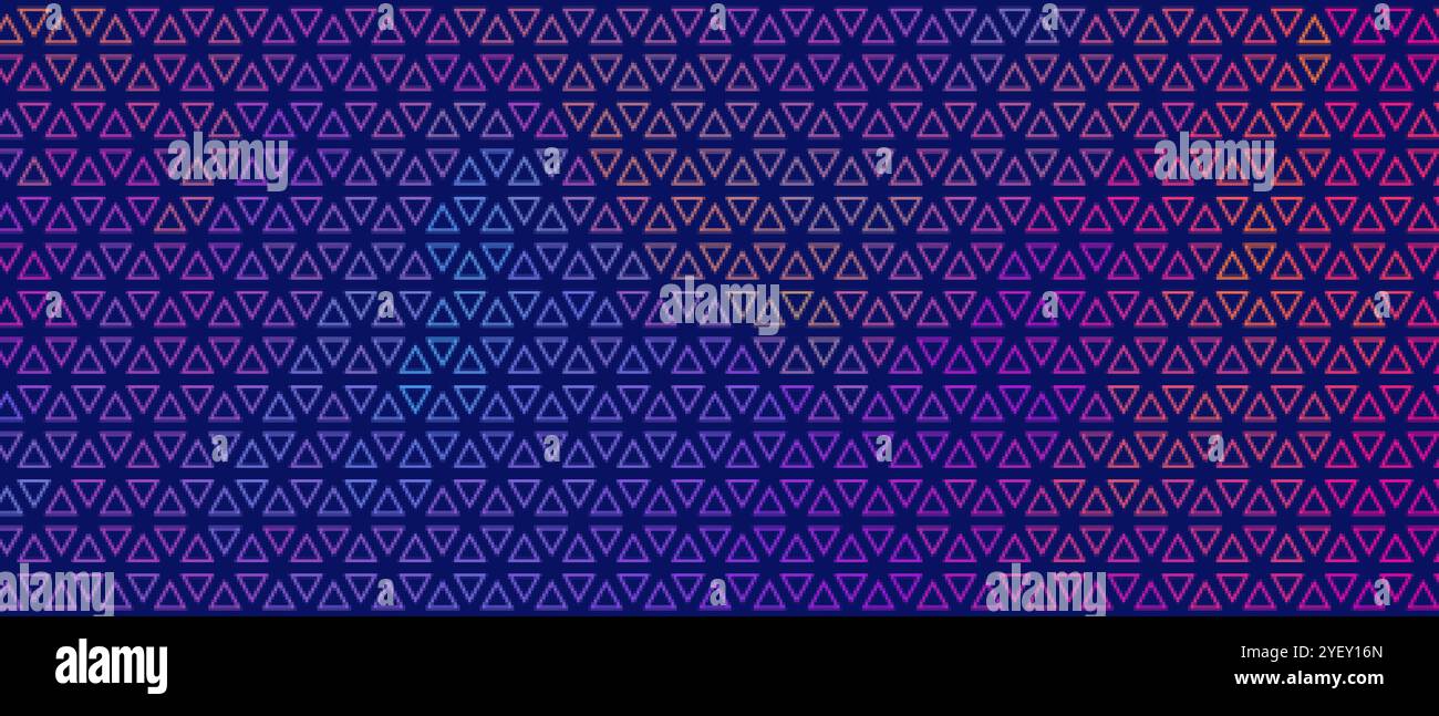 abstract colorful small triangle pattern banner design Stock Vector ...