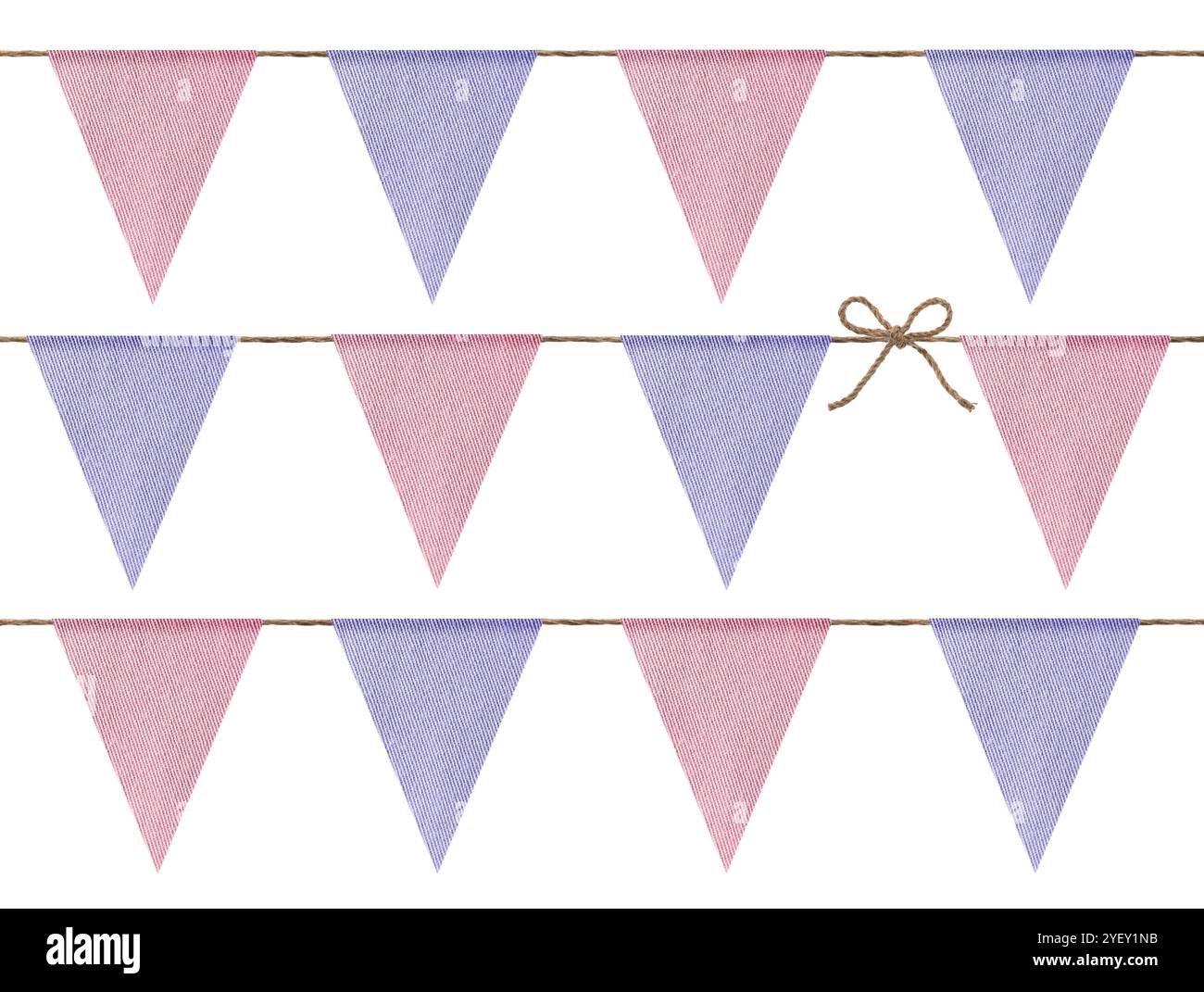 Happy birthday party background flags Cut Out Stock Images & Pictures ...