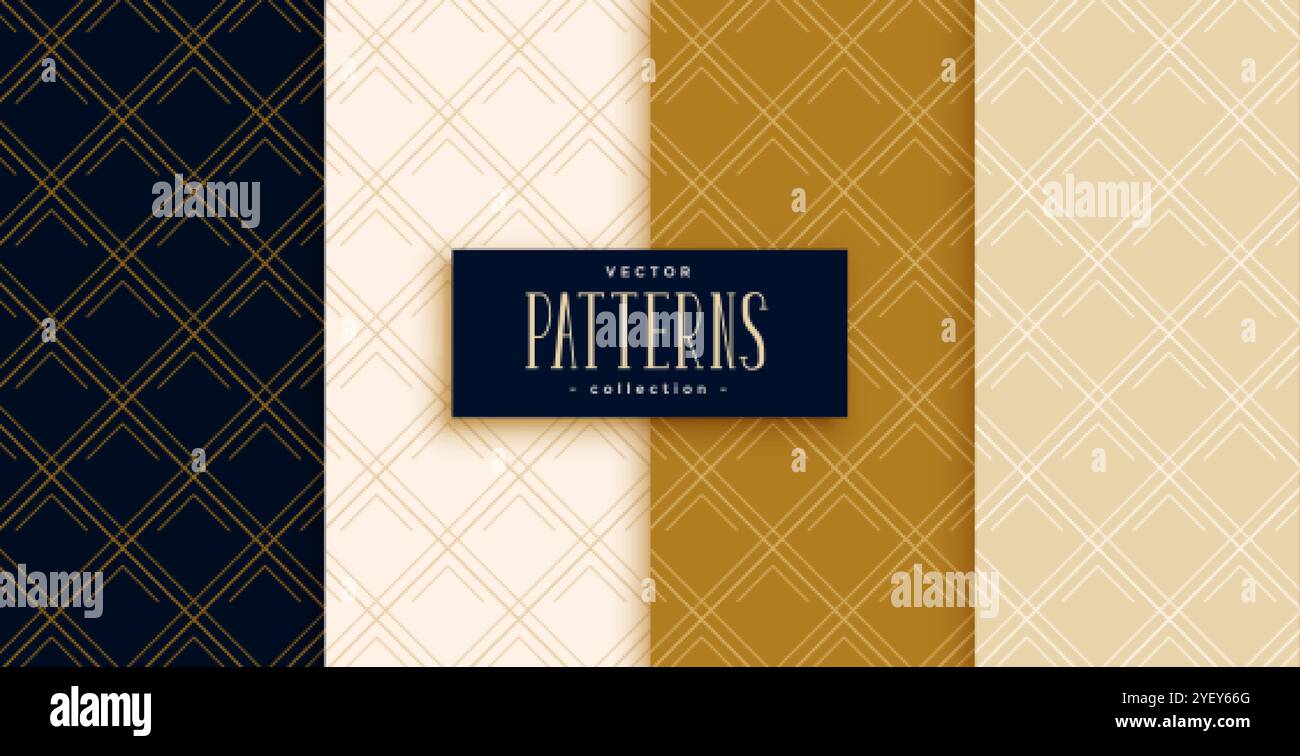Gold white diagonal lines Stock Vector Images - Alamy