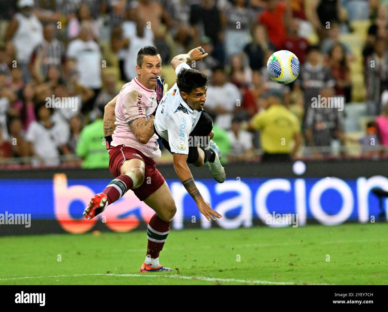 Rio de Janeiro-Brazil, November 2, 2024 Brazilian Cup Fluminense  and Grêmio at the Maracanã stadium Stock Photo