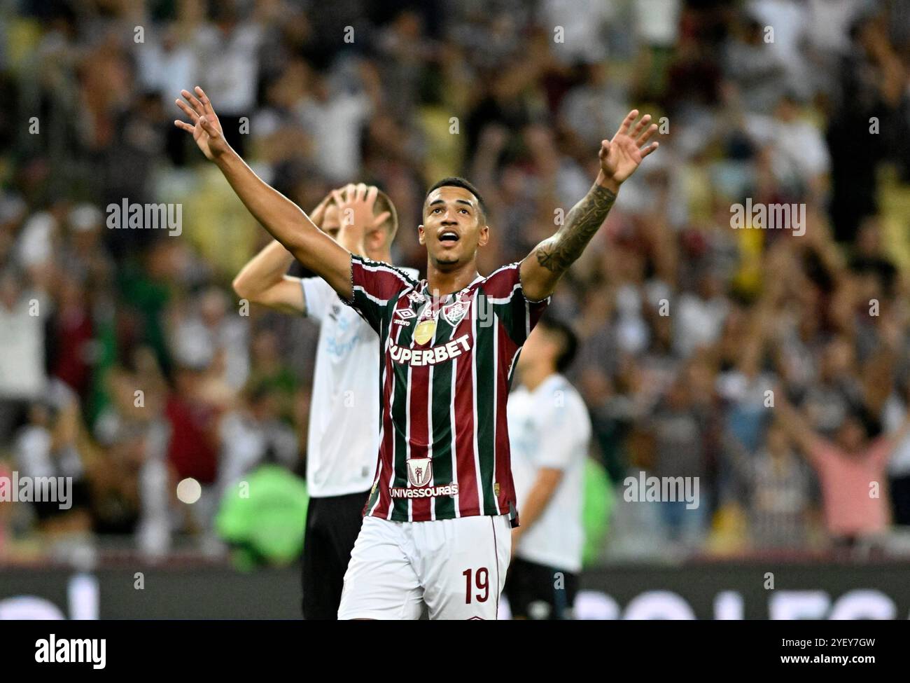 Rio de Janeiro-Brazil, November 2, 2024 Brazilian Cup Fluminense  and Grêmio at the Maracanã stadium Stock Photo