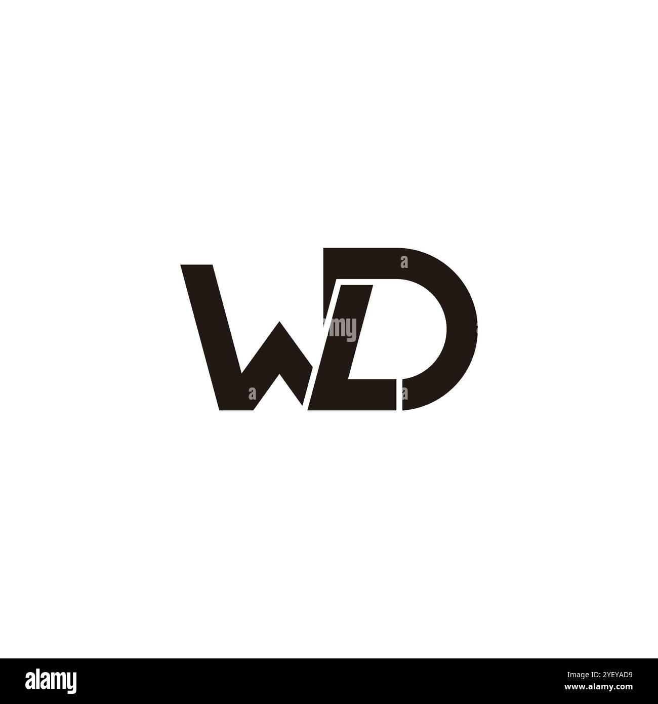 letters-wld-simple-geometric-linked-lines-logo-vector-stock-vector