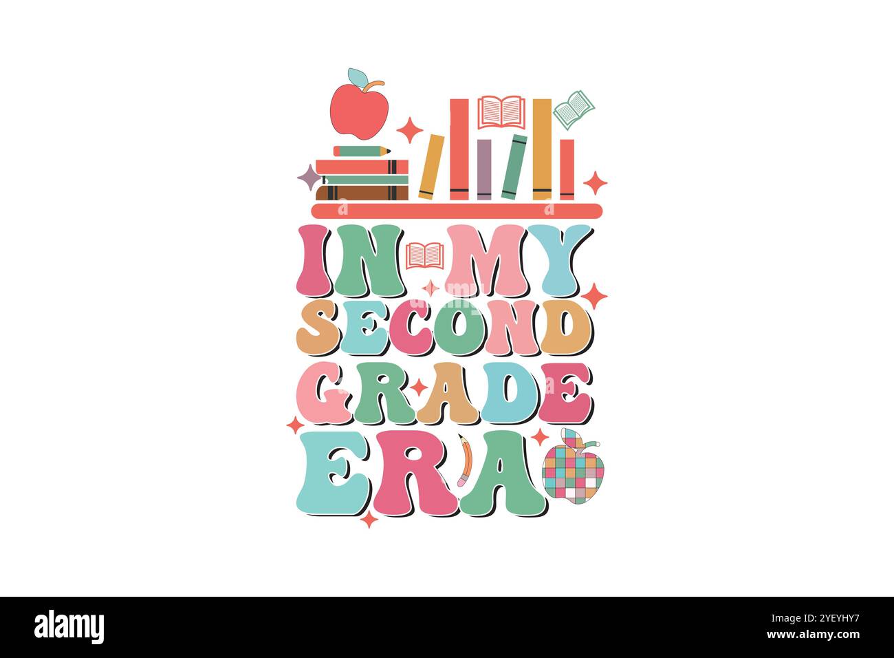 teacher Book Lever SVG Design Stock Vector