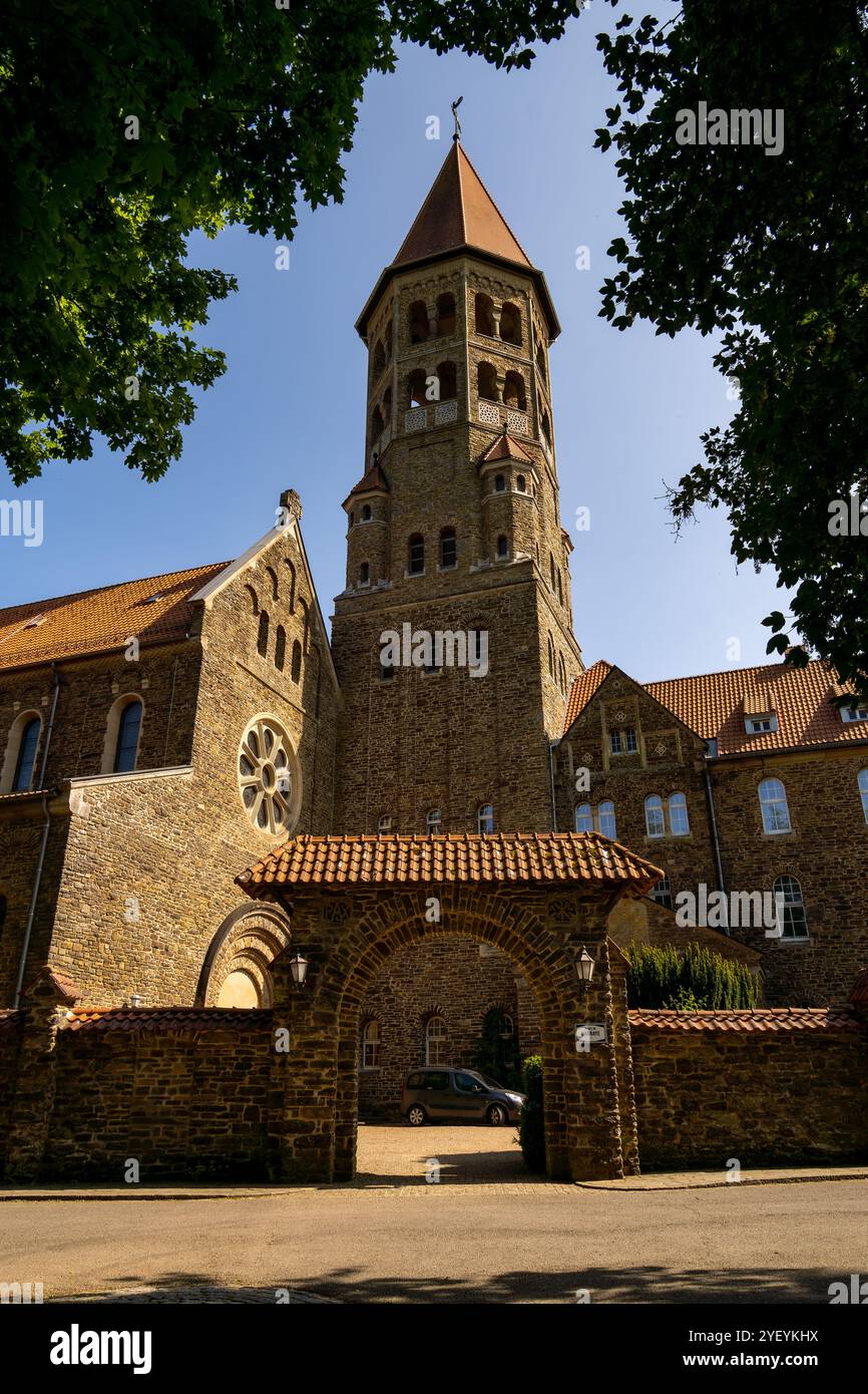 Clervauxe Clervaux abbey, Esch sur Sur, Luxembourg europe Stock Photo - Alamy